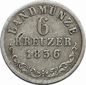 6 Kreuzer - Bernhard II - Ducado de Sajonia-Meiningen – Numista