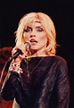 Debbie Harry of Blondie performs on stage at Hammersmith Odeon, on ...