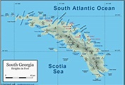 Mapa de pistas en Islas Georgias del Sur y Sandwich del Sur ...