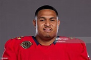 Destiny Vaeao of the New Jersey Generals poses for his 2022 USFL ...