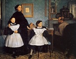 The Belleli Family, 1860-1862 Edgar Degas Most Famous Paintings, Famous ...