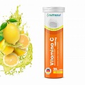 Nutrazul - Tabletas Efervescentes - Vitamina C 1000 mg - Sabor Limón ...