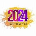 Happy New Year 2024, Happy New Year, New Year 2024, 2024 PNG ...