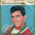 Fabian - Tiger / Mighty Cold (To A Warm Warm Heart) (1959, Multicolor ...