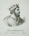 Berengario II. Figlio d'Adalberto Rè d'Italia by Scotto G. dis. ed inc ...