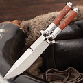 Classic Wooden Butterfly Knife Stainless Steel Blade,