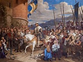 Entry of Gustav Vasa in Stockholm, 1523 Painting | Johan Gustaf ...