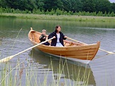 A double-ended 15ft rowing boat built by Adrian Morgan – intheboatshed.net