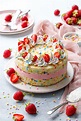 Strawberry Funfetti Ice Cream Cake | Love and Olive Oil