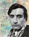 Antonin Artaud collage | Quirky quotes, Portrait art, Antonin artaud
