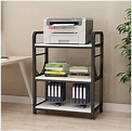 Amazon.com : Printer Stand Shelf with Storage Desk Printer/Fax Stand, 3 ...