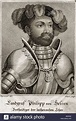 Download this stock image: Philip I of Hesse, The magnanimous, 13.11. ...