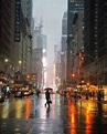 Rainy days in New York City | City landscape, City aesthetic, City rain