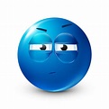 Blue Smiley Face Png