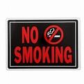 Everbilt 10 in. x 14 in. Aluminum No Smoking Sign 31054 - The Home Depot