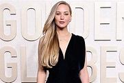 Jennifer Lawrence Wears Plunging Dior Gown at Golden Globes 2024