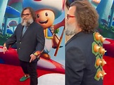 Jack Black wears a one-of-a-kind Bowser suit to the Super Mario Bros ...