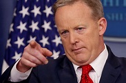 Sean Spicer Returns to White House Press Briefings After Hiding in Bush ...