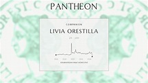 Livia Orestilla Biography - Second wife of Roman emperor Caligula ...