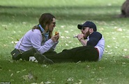 PICTURE EXCLUSIVE: Lily James and Chris Evans enjoy a date in a park ...