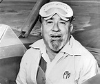 Veteran movie pilot Paul Mantz in the cockpit of the "Phoenix" on 7 ...