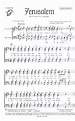 Jerusalem für Männerchor a cappella Partitur (dt) - Notenlager ...
