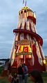 The helter skelter at the Hoppings Funfair in Newcastle. There until ...