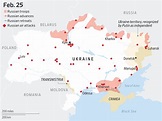 Maps Depicting Russia’s 100-Day Invasion