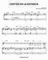 Contigo En La Distancia Partitura Piano Luis Miguel