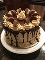 Reese’s cake... chocolate cake with peanut butter buttercream ...