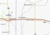 Mapa MICHELIN Covington - mapa Covington - ViaMichelin