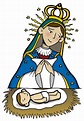 Dibujos para catequesis: NUESTRA SEÑORA DE ALTAGRACIA