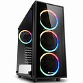 Gabinete Gamer Sharkoon TG4 RGB sem Fonte, Mid Tower| KaBuM!