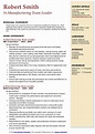 Manufacturing Team Leader Resume Samples | QwikResume