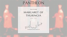Margaret of Thuringia Biography - Electress consort of Brandenburg from ...