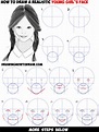 How to Draw a Realistic Cute Little Girl's Face/Head Step by Step ...