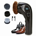 Electric Shoe Polisher Handheld Shoe Shine Kit Dust Cleaner Portable ...