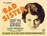 Bette Davis debut in film The Bad Sister (1931)