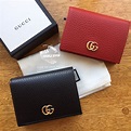 Gucci GG皮夾 Leather card case 超美 短夾 卡包 紅色 黑色 現貨在台 | Yahoo奇摩拍賣