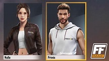 Nulla and Primis Free Fire: Garena renames the characters Adam and Eve ...