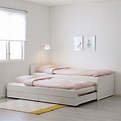 IKEA SLÄKT 單人 子母床 附抽屜 + 乳膠床墊。收納 簡約 床架 床框 租屋客房必備, 家具及居家用品, 家具, 床架及床墊在旋轉拍賣