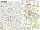 Augsburg sightseeing map