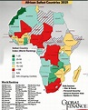 African safest countries : MapPorn