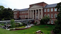 Der Campus der University of North Carolina in Greensboro ...