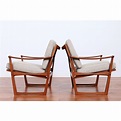 M. Nissen Horsens Danish Teak Lounge Chairs- A Pair | Chairish