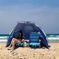 Bliss Hammocks® Pop-Up Beach Tent with Windows and Storage Pockets with ...