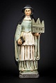 St Begga Statue Saint Begge Figure Begue Figurine | Etsy