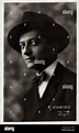 Portrait of Enrico Viarisio - Italian silent cinema era actor Stock ...