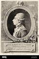 Portrait of Marie Joseph Paul Yves Roch Gilbert du Motier marquis de ...