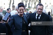Rupert Thorpe, son of Jeremy Thorpe, and his wife, Michelle attend ...